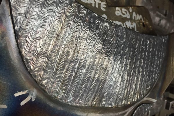 TIG large area weld