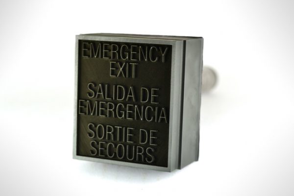 carbon block engraving