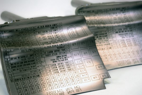 laser engraving curved fusebox